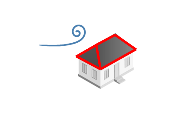 Wind Load as per ASCE 7-16 for the Warehouse with Gable Hip Roof (Two Way)