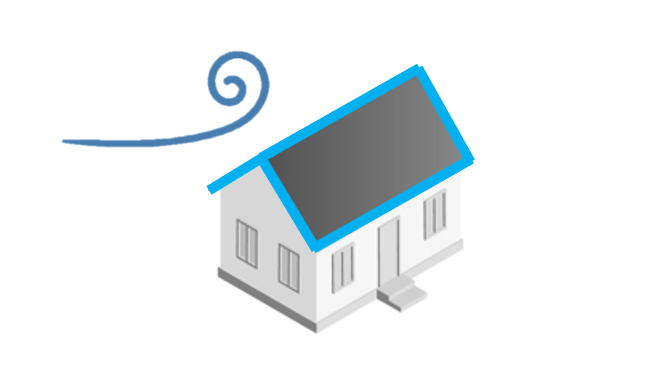 Wind Load as per ASCE 7-16 for the Warehouse with Gable Hip Roof
